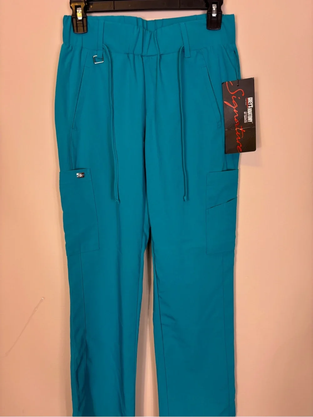 New Grey's Anatomy Teal Boot Cut Scrub Pants Women’s XS